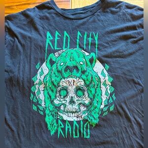 Red City Radio - “Bear” punk band shirt - XL